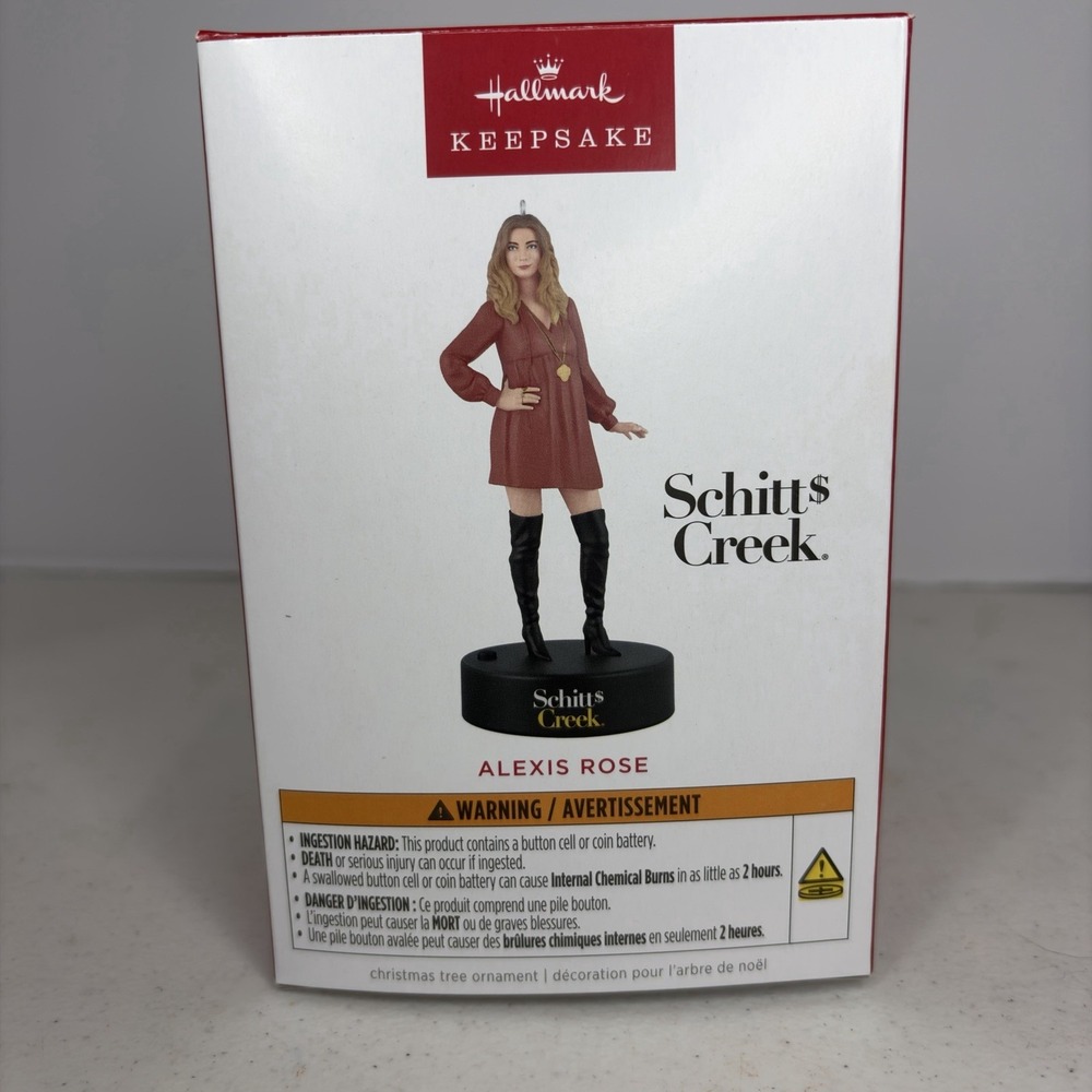 2025 Hallmark Keepsake Alexis Rose Schitt's Creek Sound Ornament – New in Box